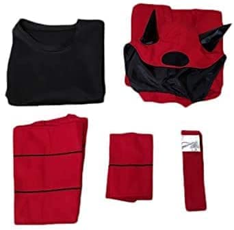 Amazon.co.jp: 漫人坊コスチューム マグマ団風衣装セット なりきり