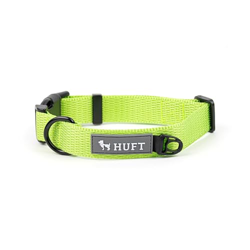 HUFT Basics Collar for Dogs - Neon Green (S) (B0D2DMCTK8) Amazon Price History, Amazon Price Tracker