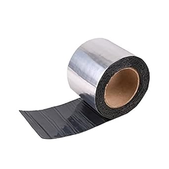 Globe Tech Waterproof Flashing Tape/Aluminum Bitumen Waterproof Tape for shed leakages, 4 inches x 5 meters