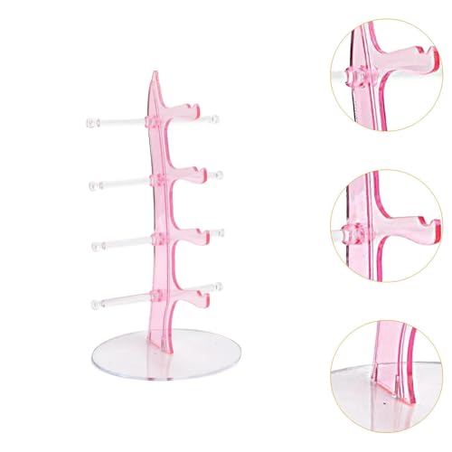 Rangement polypropylène pour lunettes la solution rose anti-rayures de bureau - 3
