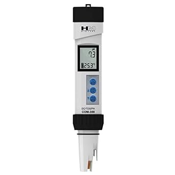 HM Digital COM-300, Professional Waterproof PH/TDS/EC/Temp Meter Pack of 2 pcs