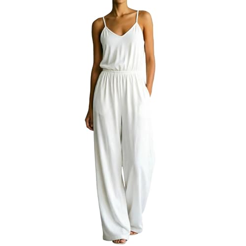 Mono elegante para mujer festivo corte palazzo para traje de fiesta de verano