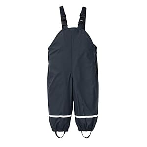 Generisch Kinder Regenhose Dunkelblau mit Trägern