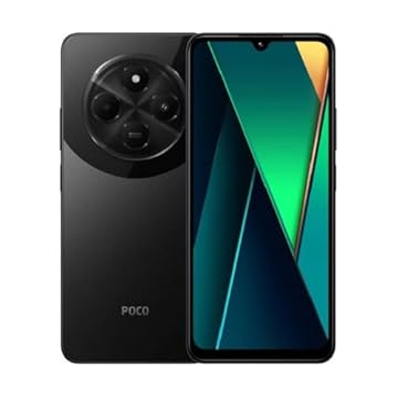 Xiaomi Smartphone POCO C75 4G 128GB/256GB 6,88 ''120Hz RAM,5160mAh batería processador Mediatek Helio G85 50MP cám (Black, 8GB+256GB)