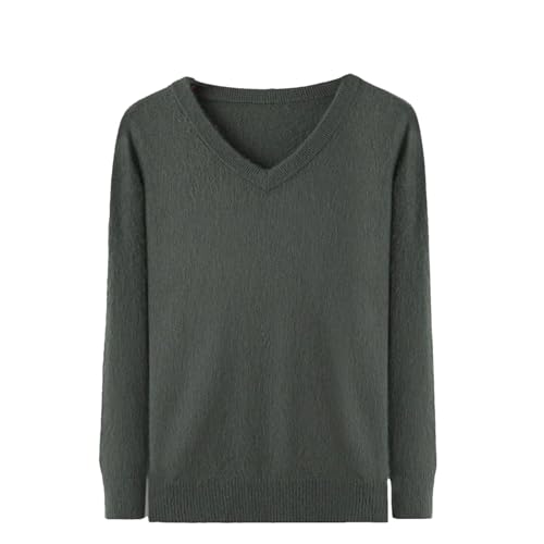 Men's Winter Wool Sweater V-Neck Pullover Knitted Sweater Long Sleeve Pullover Sweater - Main Image