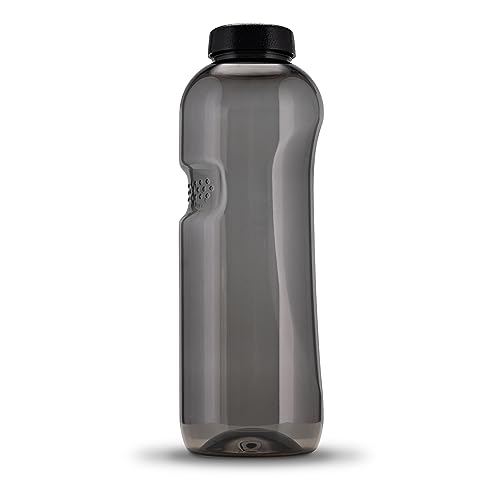 Kavodrink Tritan Trinkflasche 1,0L Wasserflasche schwarz Sportflasche BPA frei Flasche 1000ml