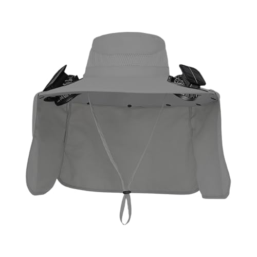 Chapeau de ventilateur solaire contre les UV et la chaleur pour la pêche et la randonnée