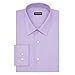 Van Heusen Men's Dress Shirt Regular Fit Poplin Solid, Lavender, 17