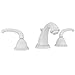 Newport Brass 880 Anise Double Handle Widespread Bathroom Faucet with Metal Leve, White