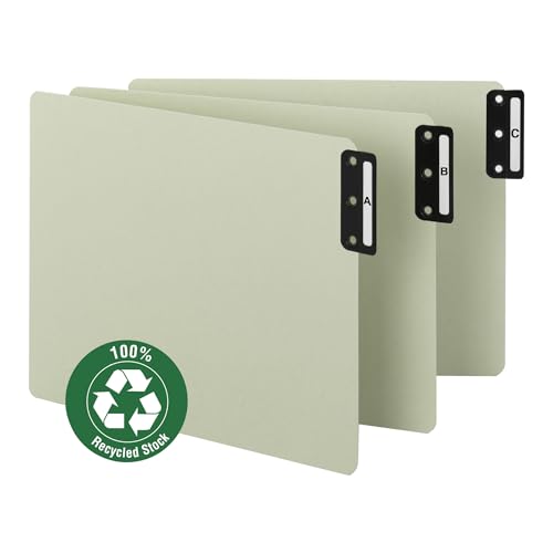 Smead 61676 100% Recycled End Tab Pressboard File Guides thumb #1