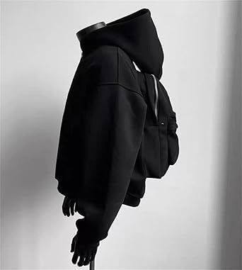 Creative Hoodie with Backpack, Zipper Travel Hoodie Sweaters for Women/Men Cardigan Lightweight with Pockets4