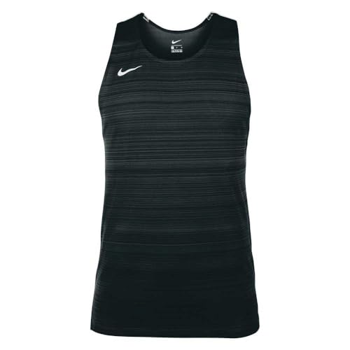 Nike Dry Miler Singlet camiseta sin mangas para hombre negra talla 2XL