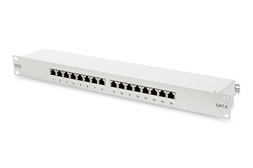 DIGITUS Patchpanel Cat 6, 16-puerto, 19