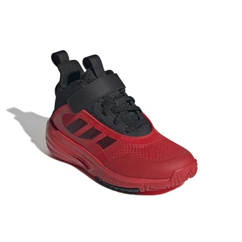 adidas OWNTHEGAME 3.0 Shoes Basketball-Schuhe, core Black/RED/RED, 30.5 EU