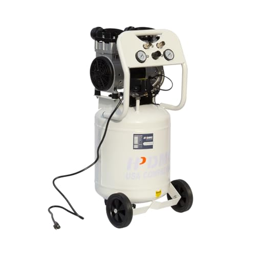 Image of Oil Free Air Compressor,2 HP 11 Gallon 70 dB Ultra Quiet Compressor,5.2 CFM@ 40PSI 4.0 CFM@ 90 PSI Electric Portable Air Compressor
