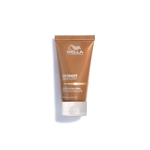 Wella Professionals Ultimate Smooth Maschera Capelli Ristrutturante – Hair Mask con Squalano e Omega 9 – Per Capelli Secchi, Opachi e Crespi (75ml)