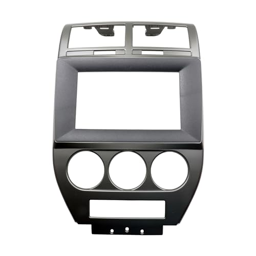 Radio Stereo Bezel for Jeep Compass 2007-2010 Dash Installation Mount Trim Kit Fits 10.1" and 2 Din