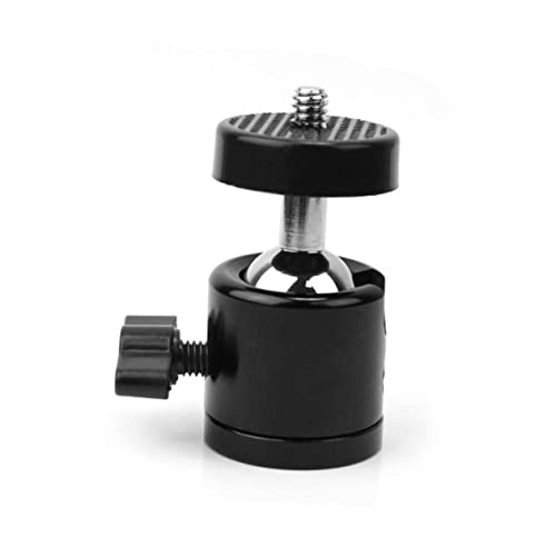 Gadpiparty Camera Tripod Mini Tripod Head Camcorder Tripod 1/4" Tripod Black
