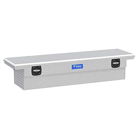 UWS EC10021 Secure Lock 72-Inch Heavy-Wall Aluminum Truck Tool Box with Low Profile, RigidCore Lid Cover