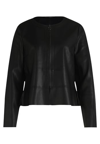 Betty Barclay Damen Kurzblazer mit Reißverschluss Schwarz,46 – Ansicht 3