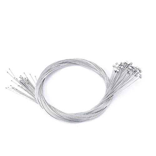 Gvvsjgdbis 50 piezas serías 1 paquete núcleo de cable de freno de bicicleta aprox. 75 cm de largo y aproximadamente 0,15 cm de ancho