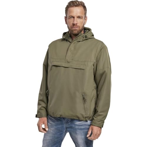 Image of Men's Fleece-Lined Quarter Zip Windbreaker Pullover