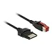 Produktbild Delock Kabel PoweredUSB 24V (Stecker) 8-Pin (Stecker), Schwarz