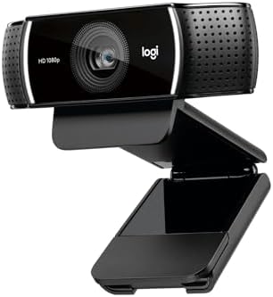 Logitech C922 Pro Stream Webcam, HD 1080p/30fps Or HD 720p/60fps ...