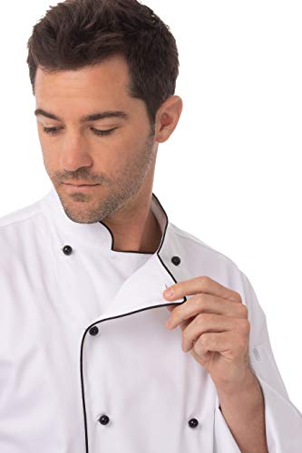 Chef Works Casaco masculino Newport Executive Chef, Branco, M