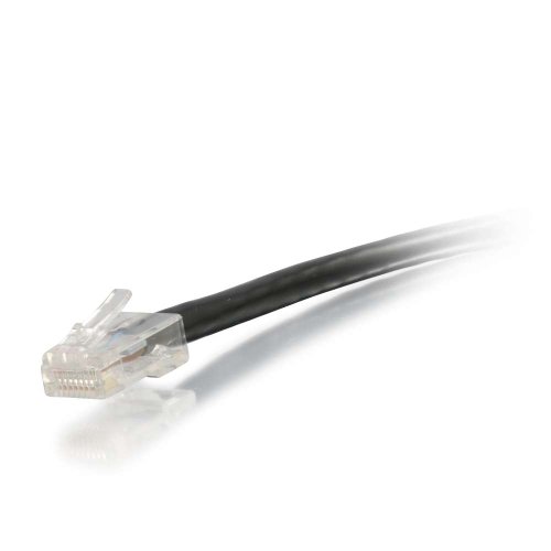 Image of C2G 22708 Cat5e Cable - Non-Booted Unshielded Ethernet Network Patch Cable, Black (15 Feet, 4.57 Meters)
