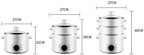 Small Electric Steamer Household Multifunctional 3-layer Mini Automatic 304 Stainless Steel Multilayer
