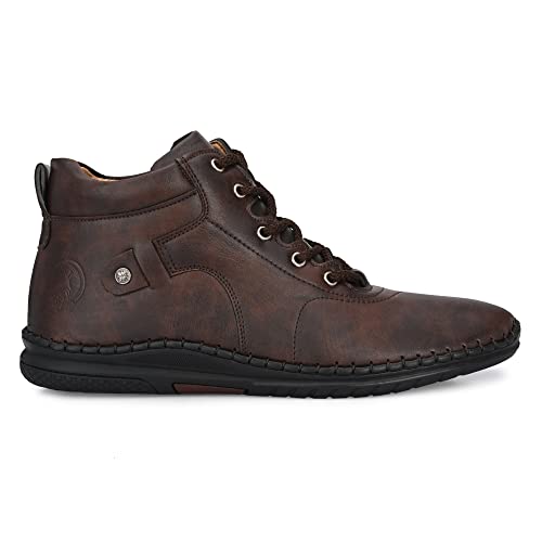 Rising Wolf Synthetic Leather Casual Boots