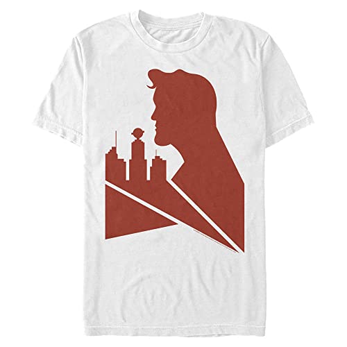 T-Shirt Homme DC Comics Rayons en Acier coton anti déformation confortable