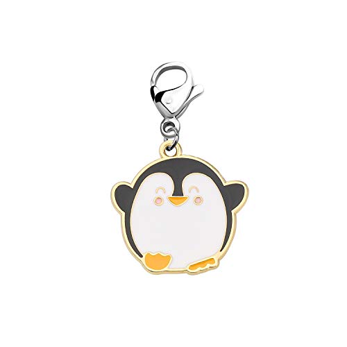 FEELMEM Penguin Earrings/Zipper Pull Cute Cartoon Dangle Earrings Animal Jewelry Penguin Gift for Penguin Lover(Zipper)
