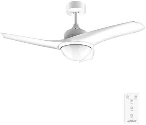 Farelek Seychelles ventilateur de plafond blanc 122 cm