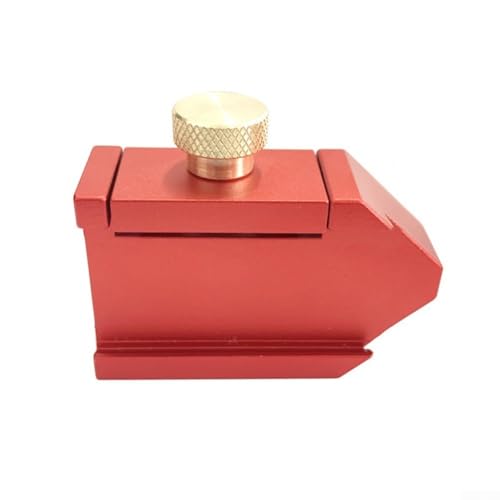 Righello angolare per la lavorazione del legno in lega di alluminio, per misurazioni accurate e marcatura lineare (rosso)