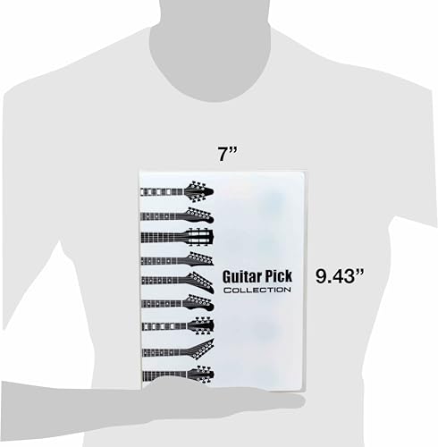 image for UniKeep Guitar Pick Collection Kit - Holds Up To 225 Picks, Multicolor