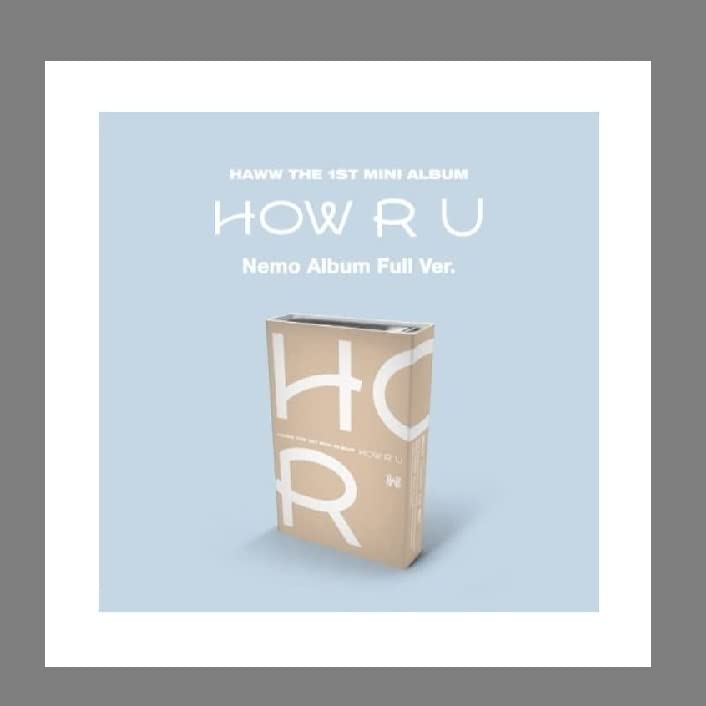 HAWW Mini Album coffret cadeau K-pop avec sticker et photocards pour fans