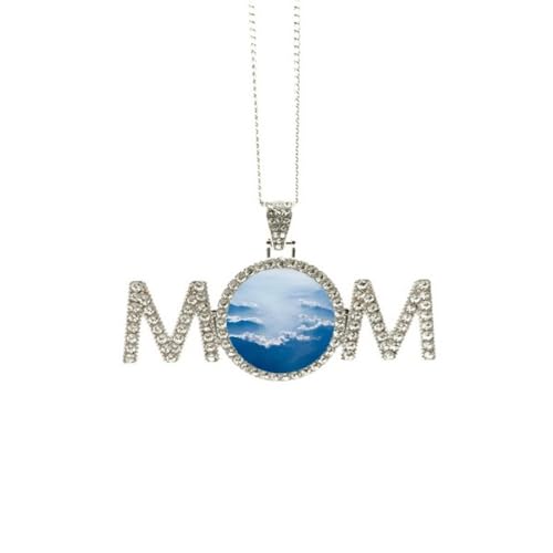 Collier Nuages Bleu Blanc un Bijou Poétique pour votre Maman