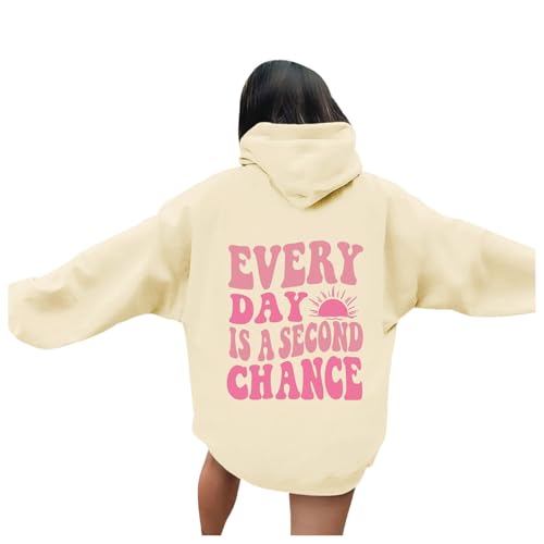 Sweat à capuche femme kaki XXL au motif imprimé surf pour un look d'été décontracté