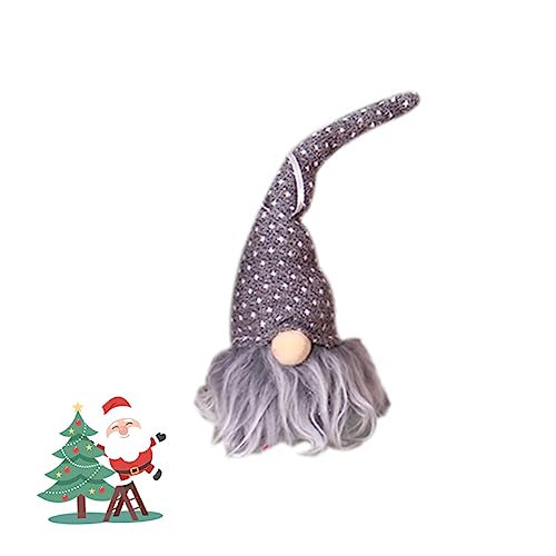 Zerodeko 1 Peça Peça Central Da Mesa De Natal Luzes De Gnome De Natal Luz Noturna Gnome Gnomos Ilumi