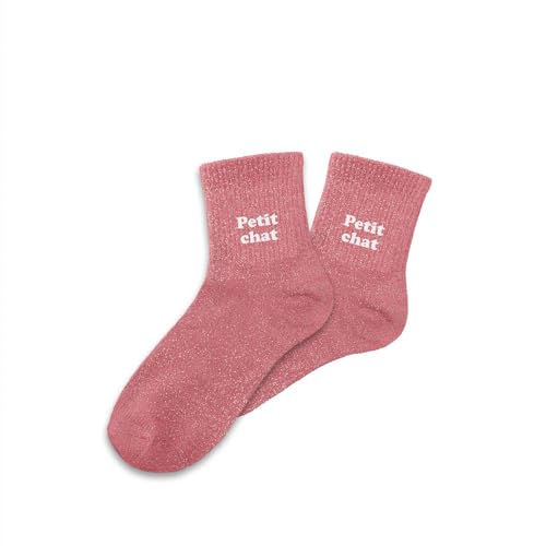 STC Chaussettes paillettes enfant petit chat 3-6ans fille