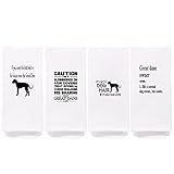 Picture of NEGIGA Great Dane Kitchen Towels 16x24 Set of 4, Great Dane Gifts for Women, Great Dane Mom Gifts, Great Dane Dish Towel Hand Towels, Great Dane Bathroom Kitchen Decor