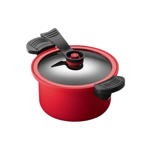 Olla de micro presión para estufa de gas y cocina de inducción, olla universal con alta capacidad de cocción, olla a presión antiadherente