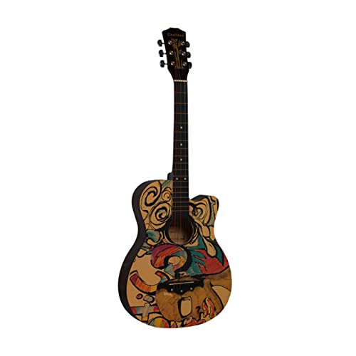 Glomora Graffiti 38-Zoll Akustikgitarre