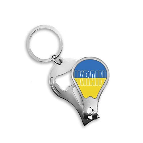 Coupe-ongles Ukraine avec drapeau unique &agrave; offrir aux proches