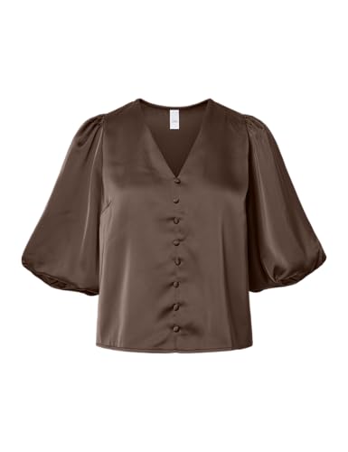 Haut à col en V 2/4 t-shirt manches mi-longues femme Yaspella