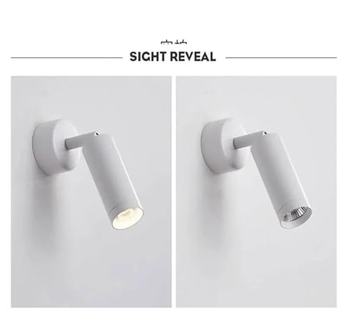 Lámpara de pared regulable ZYFSHA con proyector orientable para lectura 7