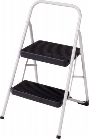 17-Inch Folding Step Stool - 2 Pack Lightweight Step Ladder For Home Use