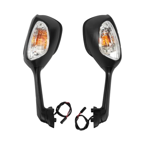 Espejos Moto Manillar para Suzuki GSXR 600 750 y 1000 con Luz Intermitente 2